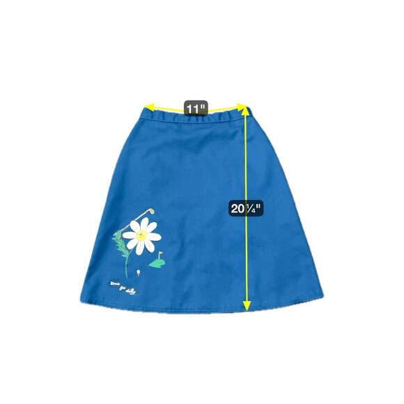 You Have Picked A Daisy Diane For Daisy A-Line Golf Skirt Blue White Sportswear - Picture 6 of 8